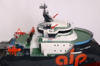 90米长ULSTEIN AX104型远洋拖船定制模型